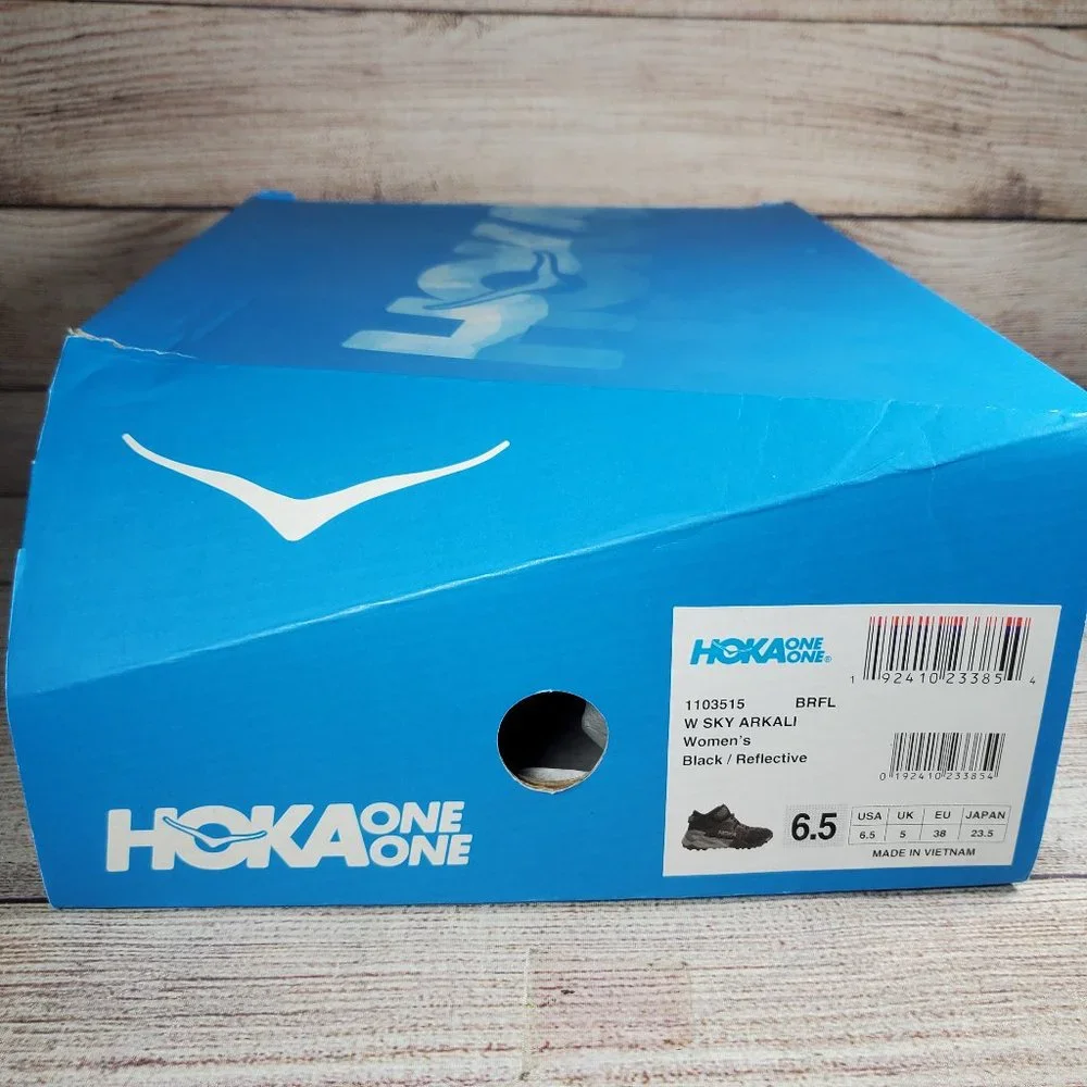 Hoka One One Sky Arkali Black/Reflective Size 6.5 - Picture 8 of 8